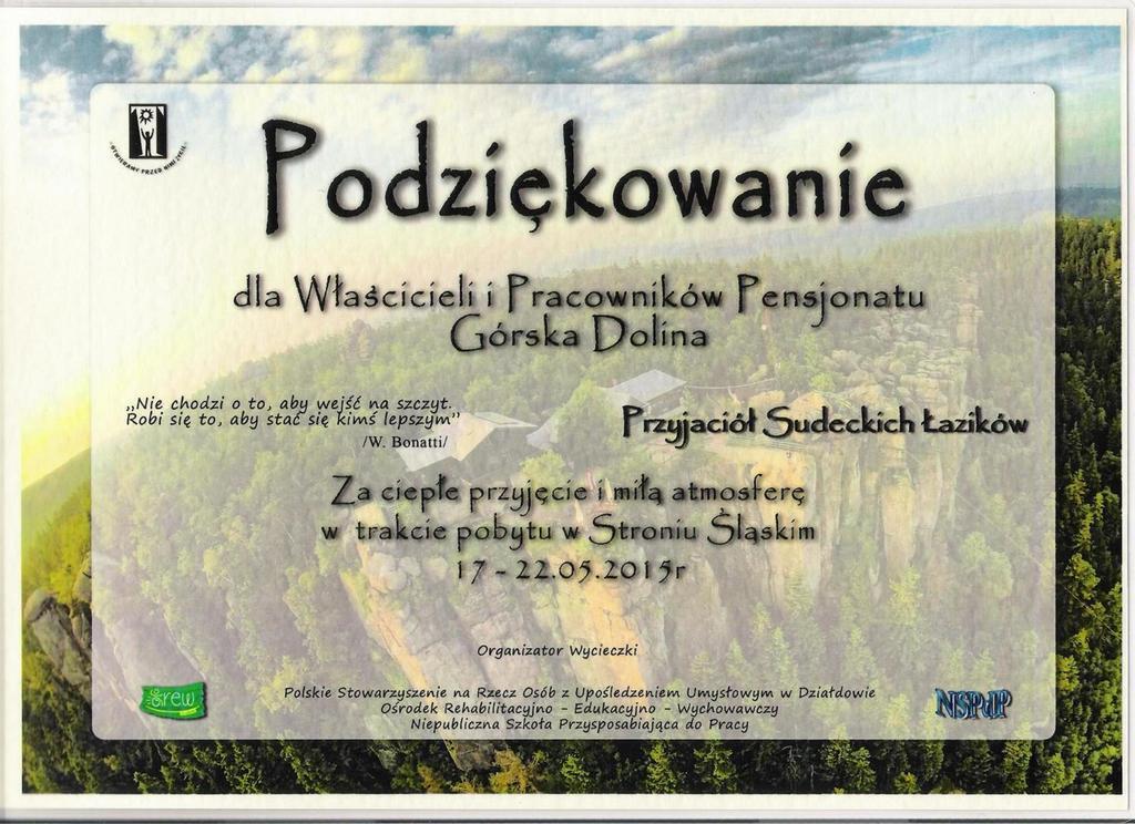 Gorska Dolina Panzió Stronie Śląskie Kültér fotó